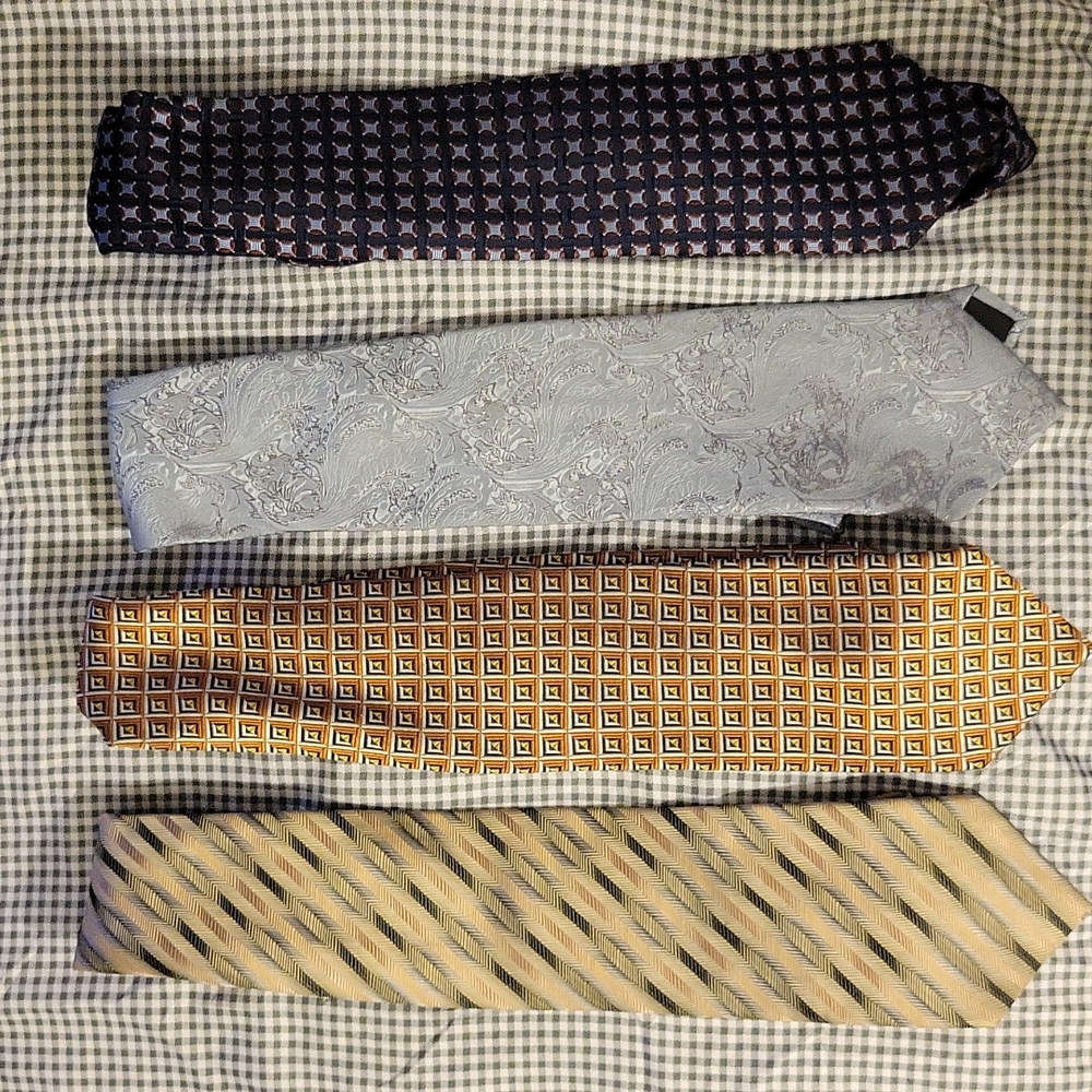 4 beautiful ties
